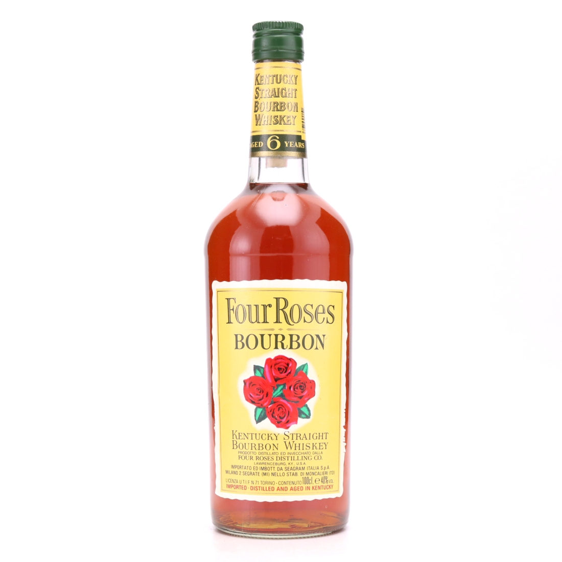 Four Roses 6 Year Old Kentucky Straight Bourbon 1 Litre 1980s