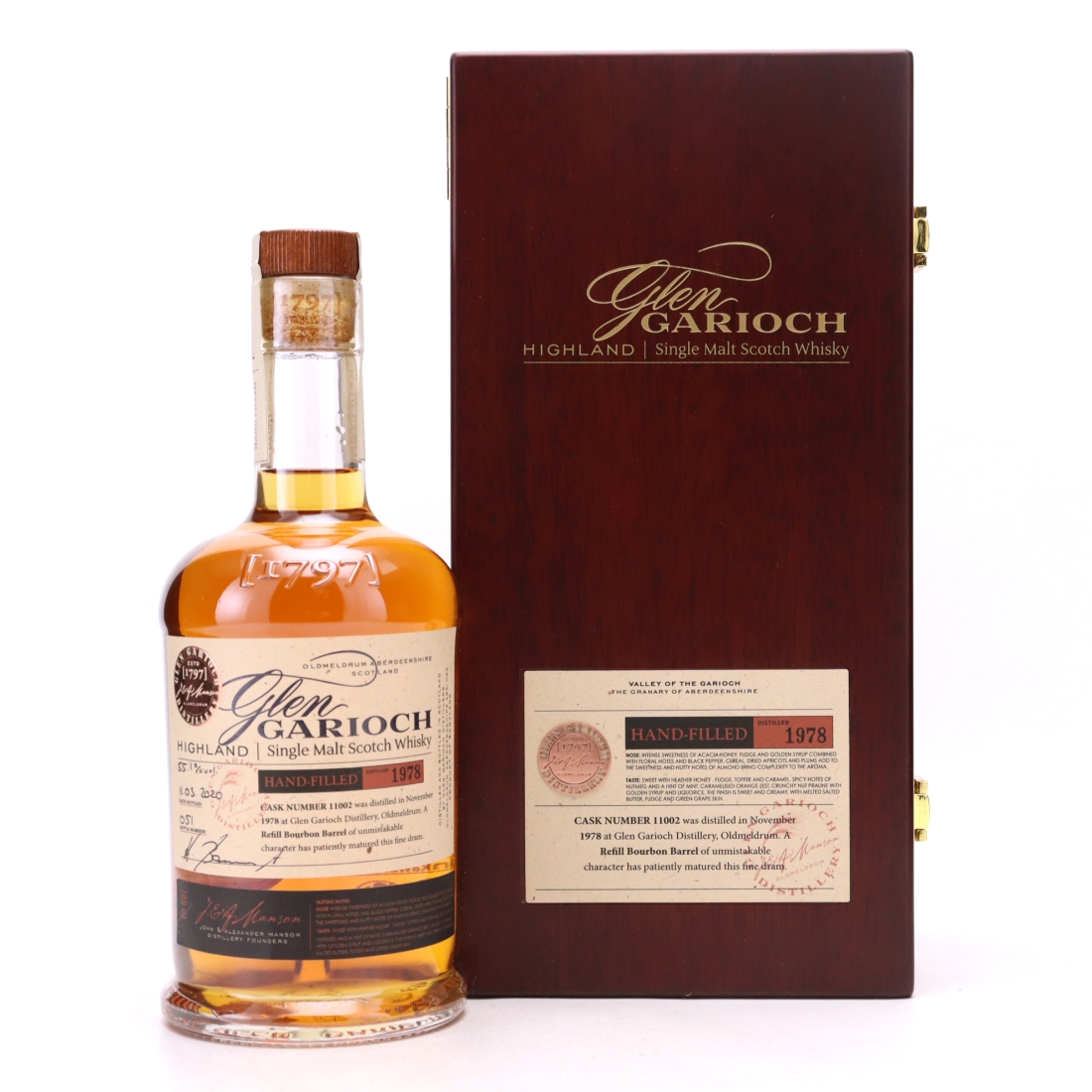 Glen Garioch 1978 Hand Filled 41 Year Old Cask #11002