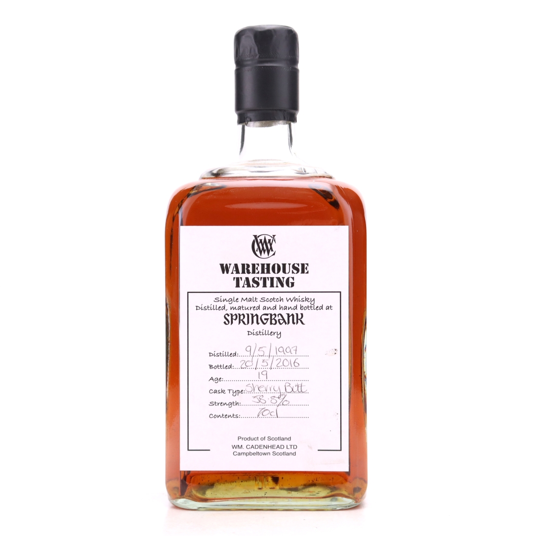 Springbank 1997 Cadenhead's 19 Year Old / Warehouse Tasting