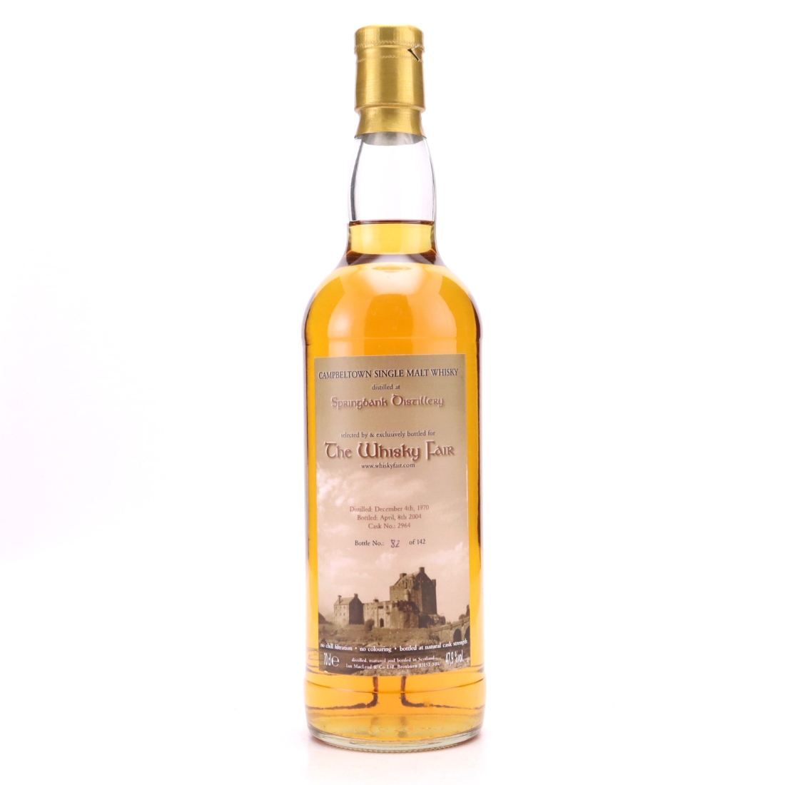 Springbank 1970 The Whisky Fair 