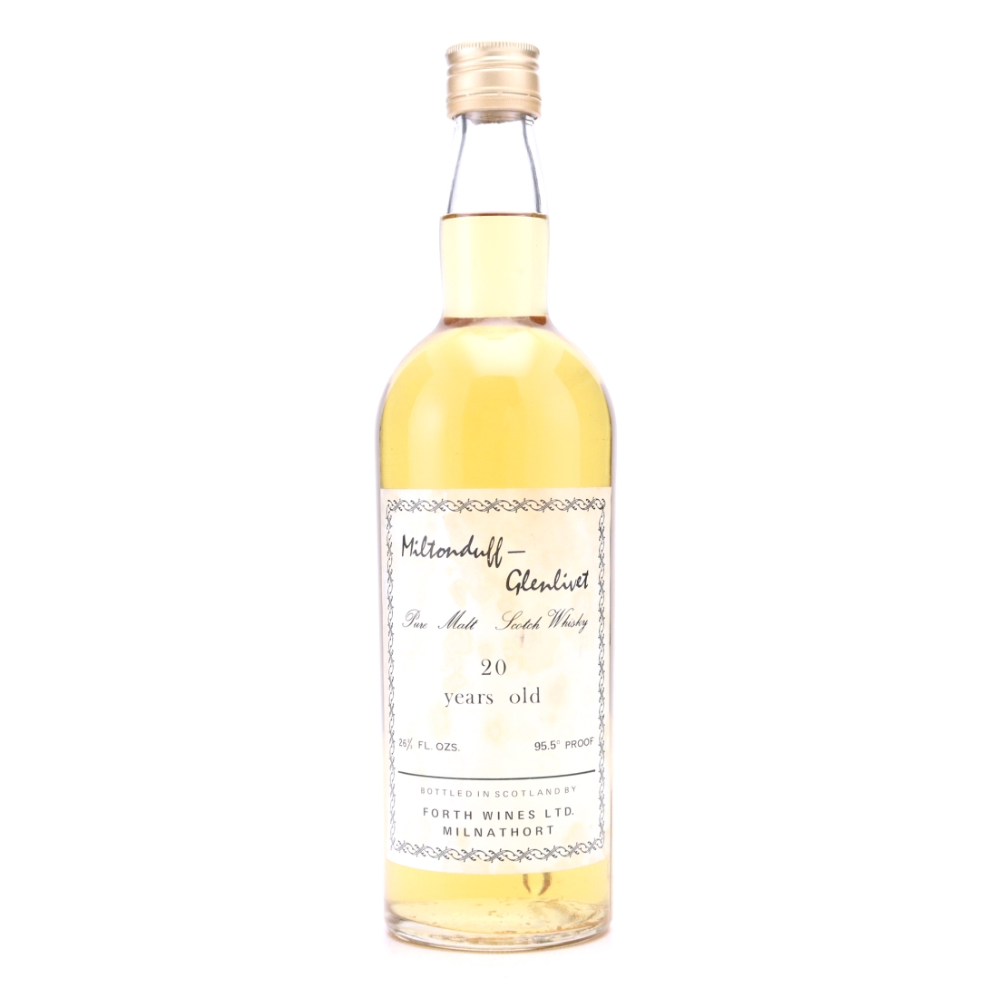 Miltonduff 20 Year Old Forth Wines 1960s