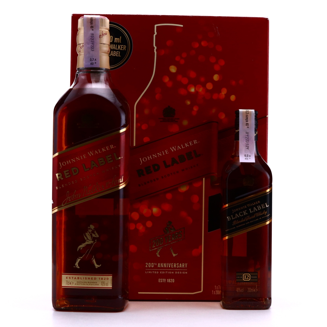 Johnnie Walker Red Label 200th Anniversary Gift Pack