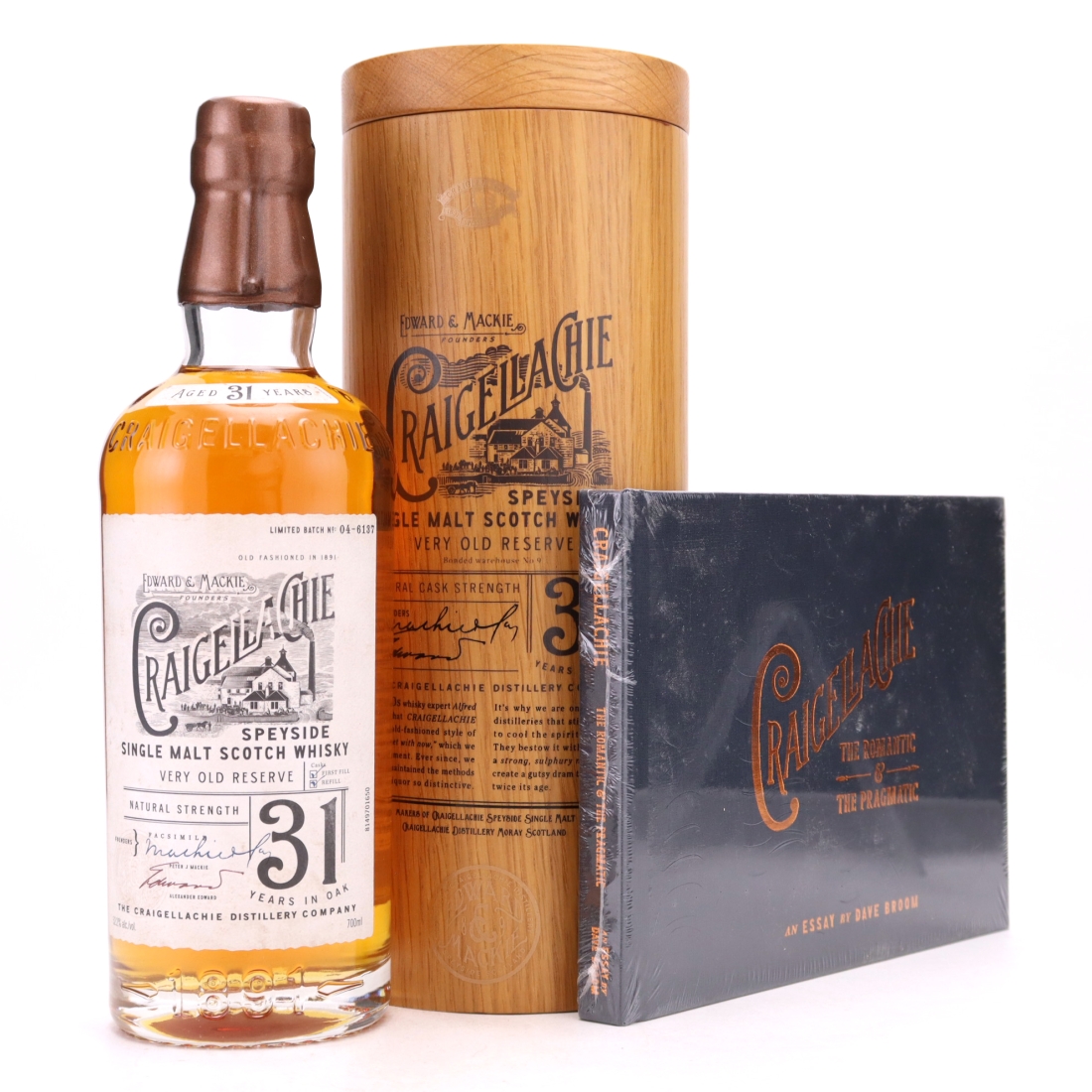 Craigellachie 31 Year Old with Book