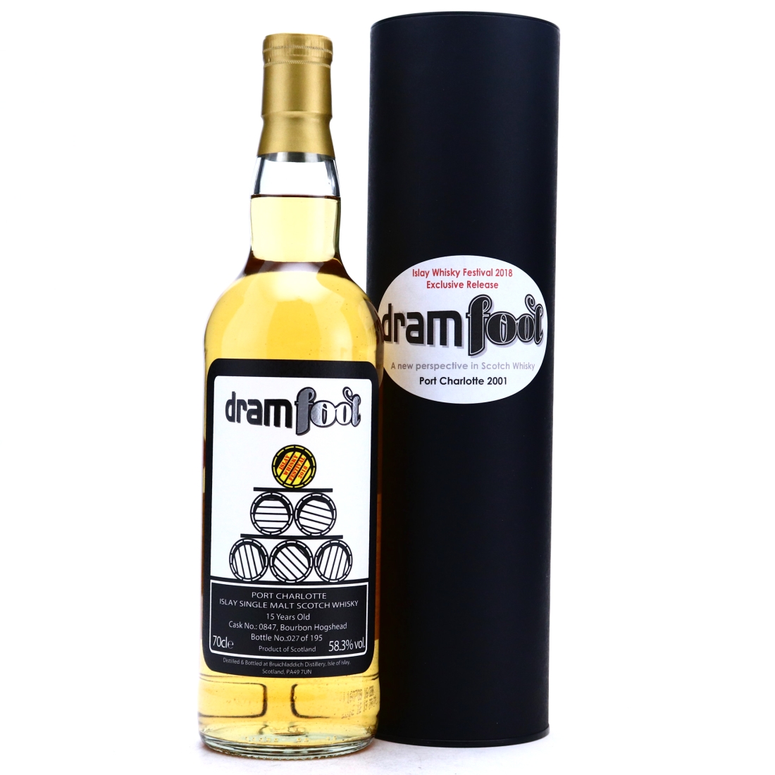 Port Charlotte 2001 Dramfool 15 Year Old / Feis Ile 2018
