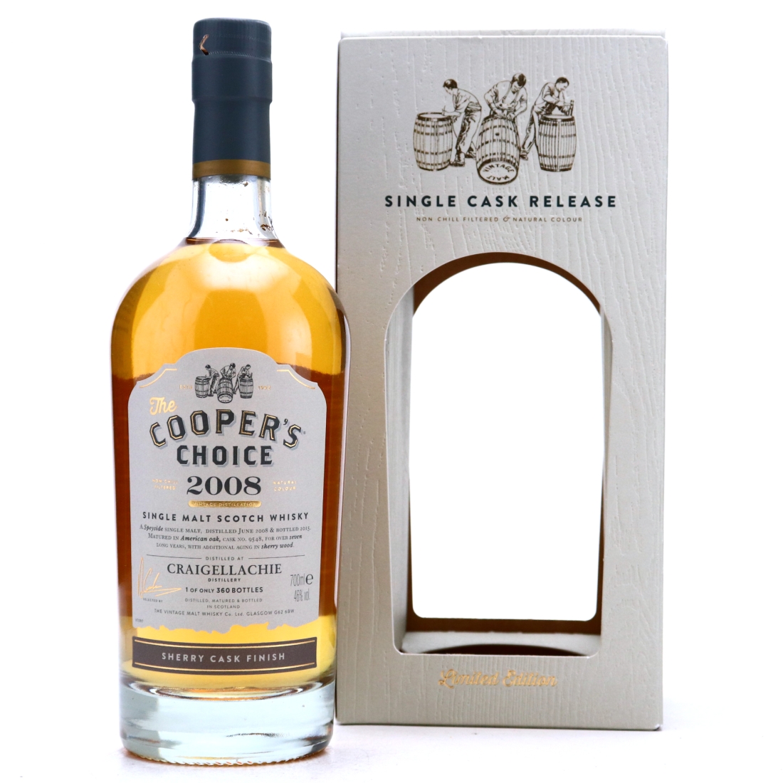 Craigellachie 2008 Cooper's Choice 7 Year Old