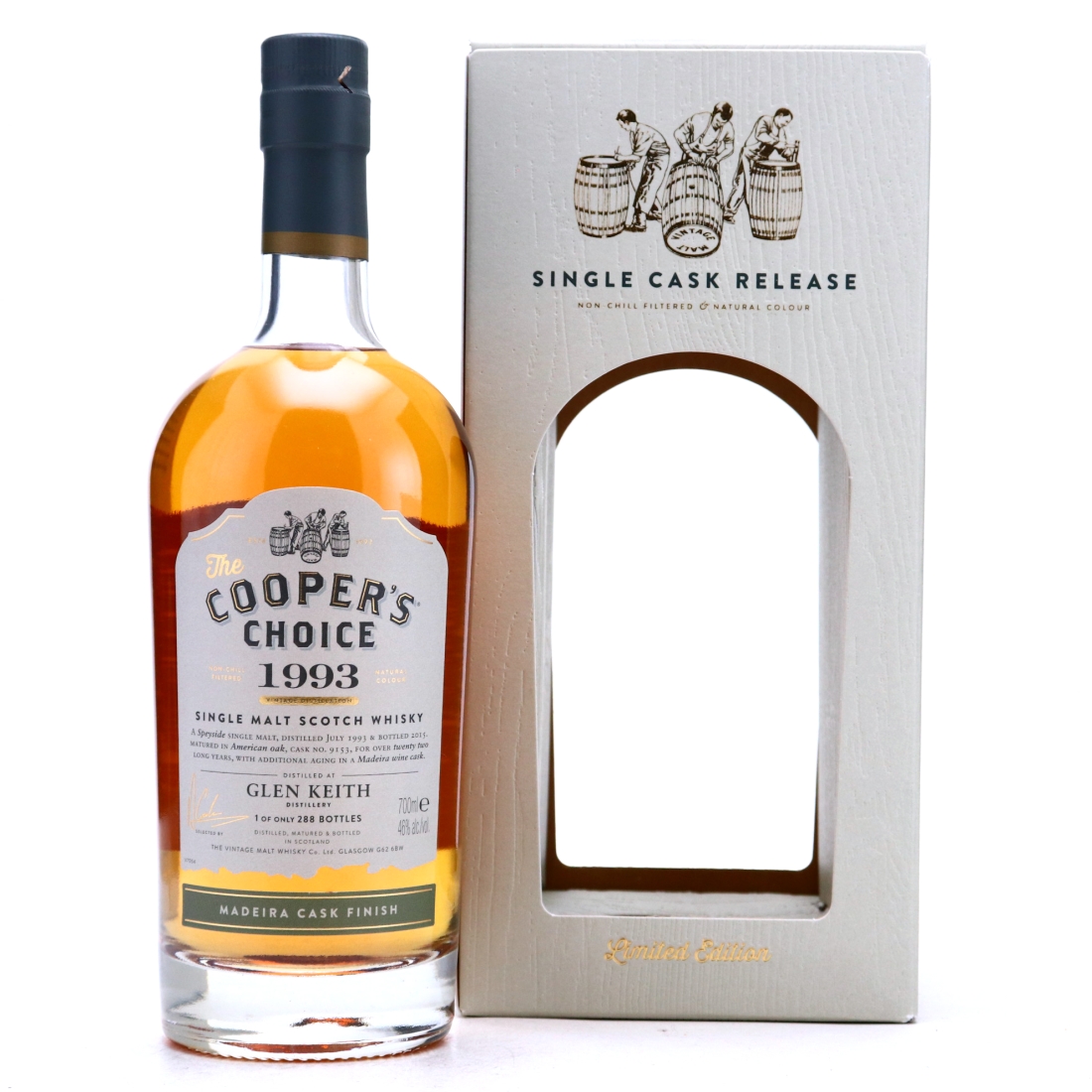 Glen Keith 1993 Cooper's Choice 22 Year Old