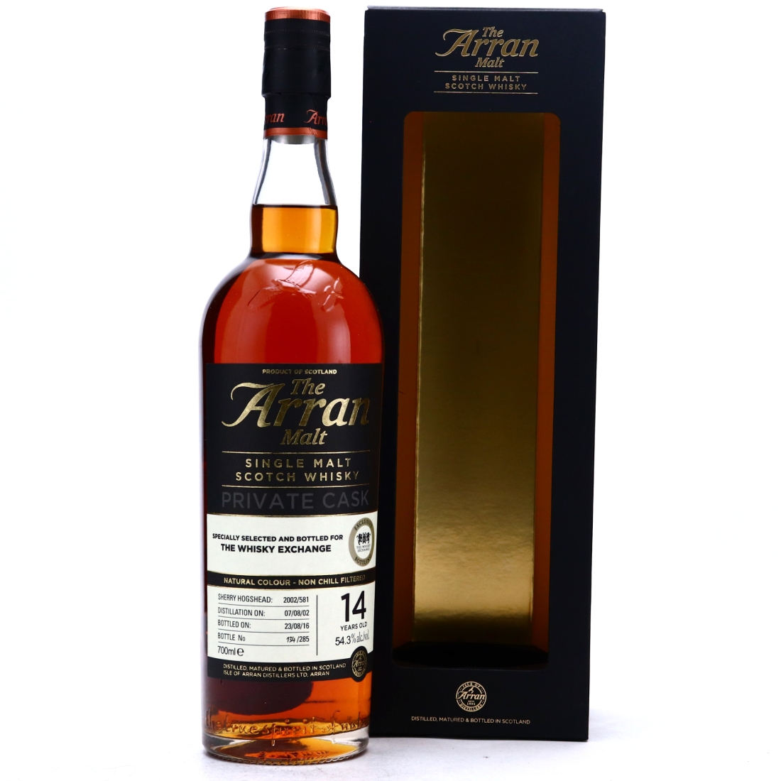 Arran 2002 Single Sherry Cask 14 Year Old #581 / TWE