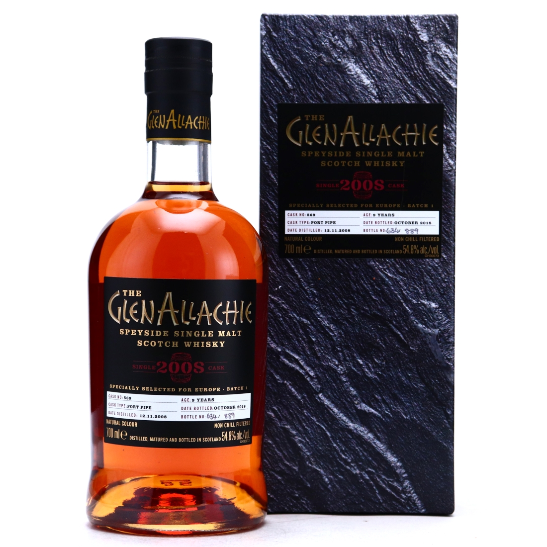Glenallachie 2008 Single Port Cask 9 Year Old #569 / Europe