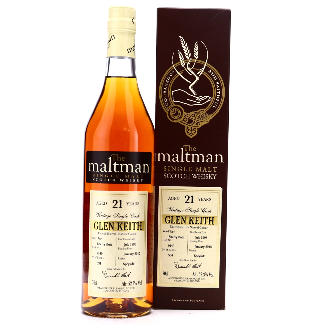 Glen Keith 1993 Maltman 21 Year Old