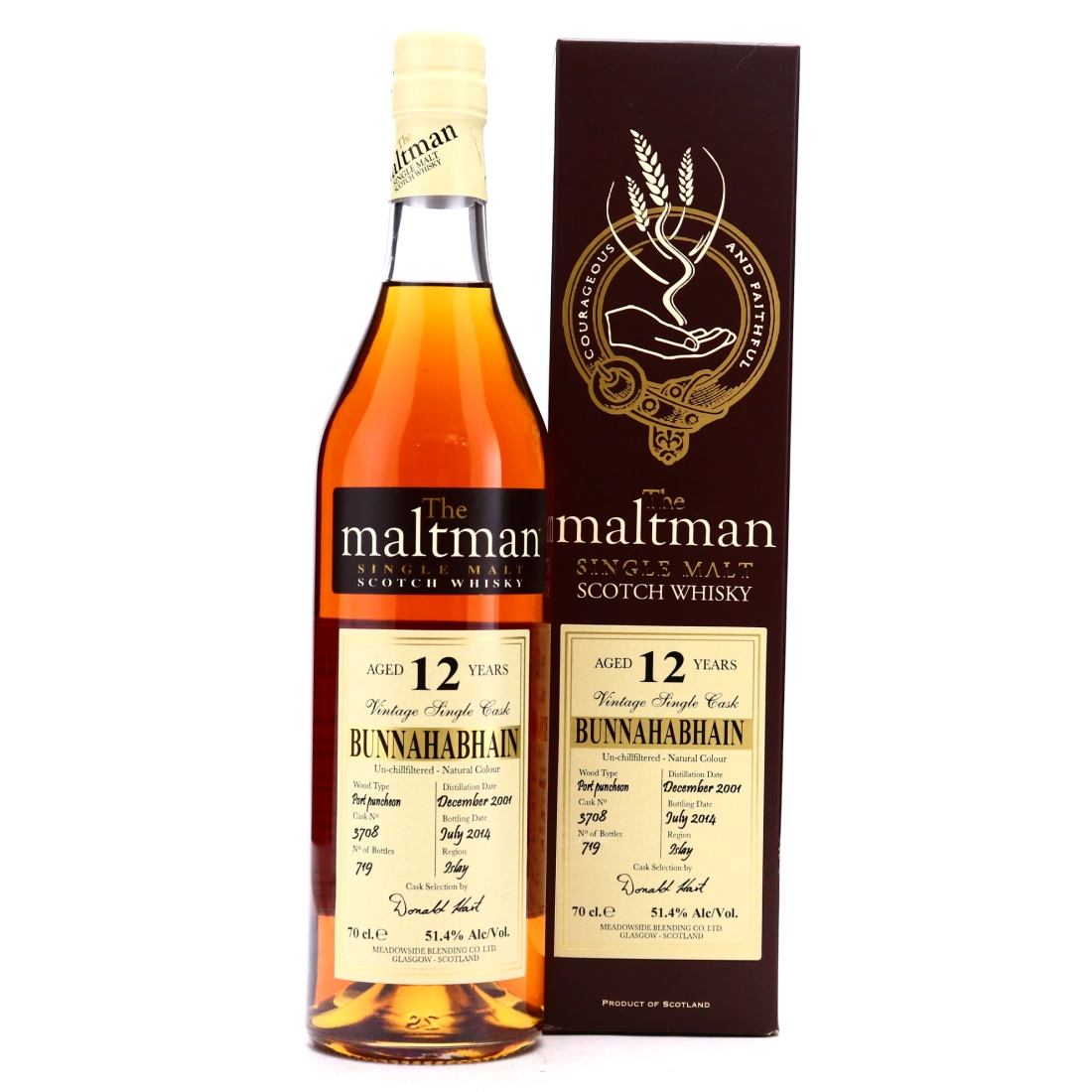 Bunnahabhain 2001 Maltman 12 Year Old