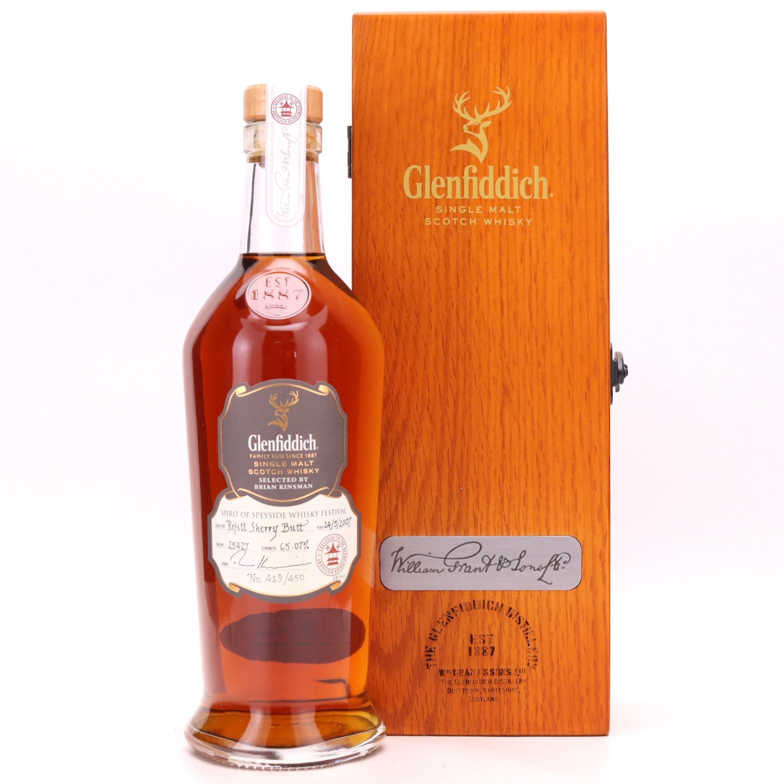 Glenfiddich 2007 Refill Sherry Cask / Spirit of Speyside 2020