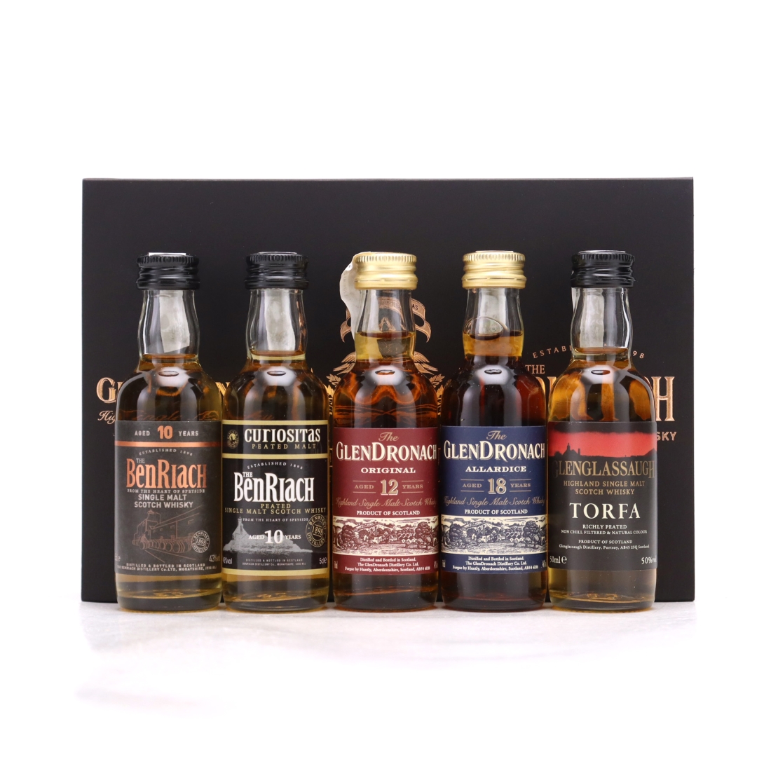 Benriach Distillery Co Special Collection Miniatures x 5
