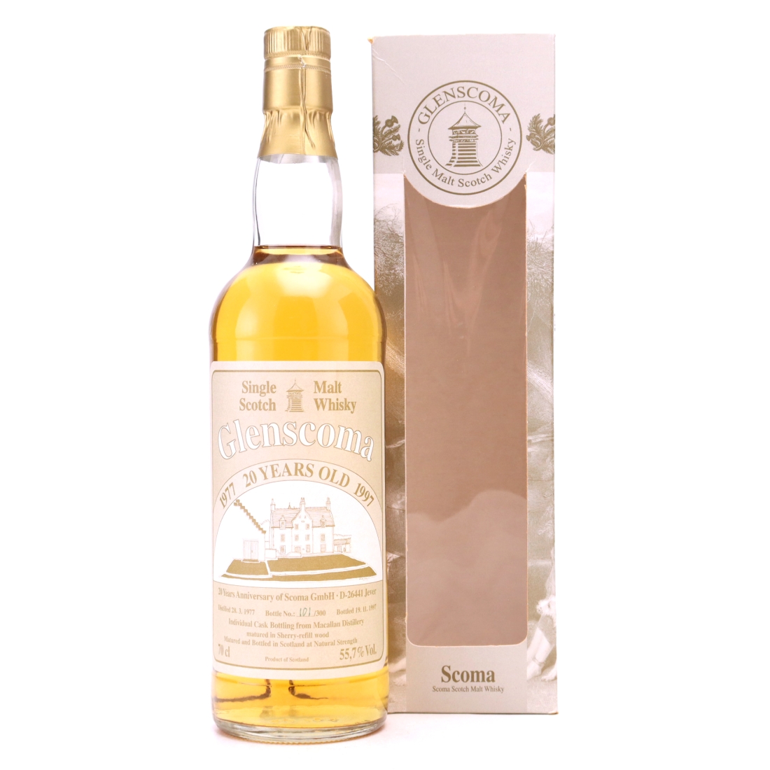 Macallan 1977 Glenscoma 20 Year Old / 20th Anniversary
