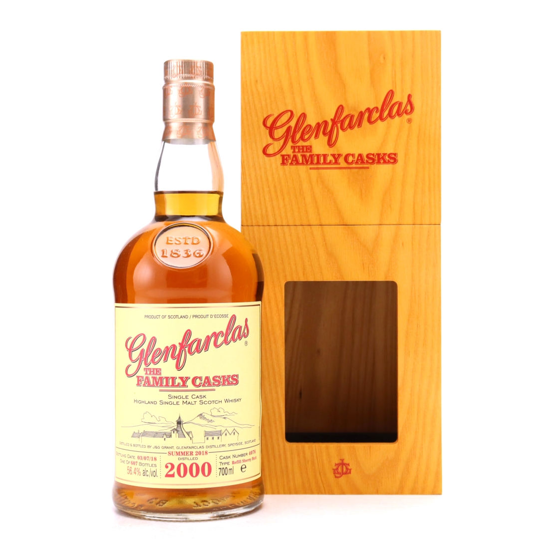 Glenfarclas 2000 Family Cask #4076 / Sumer 2018