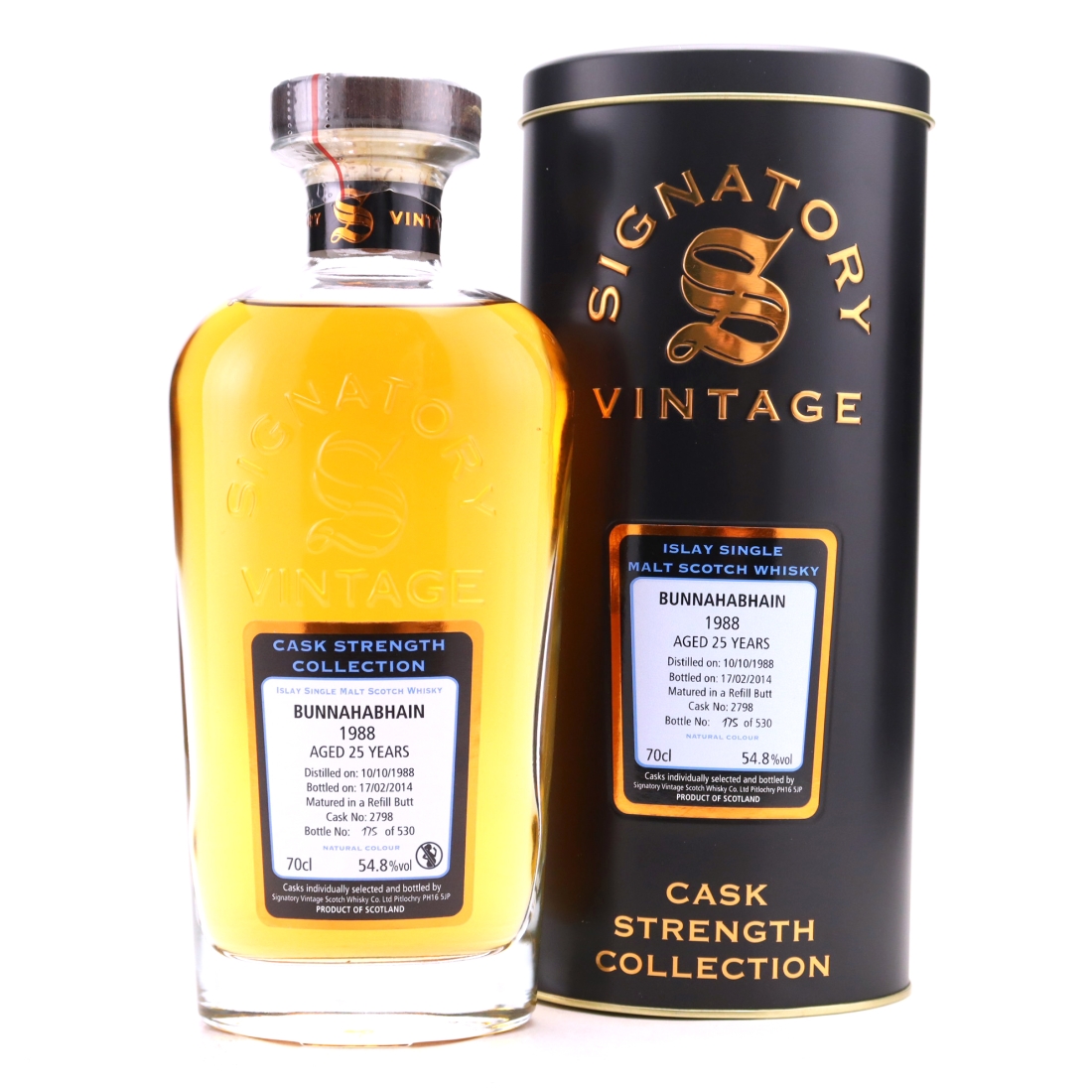 Bunnahabhain 1988 Signatory Vintage 25 Year Old Cask Strength