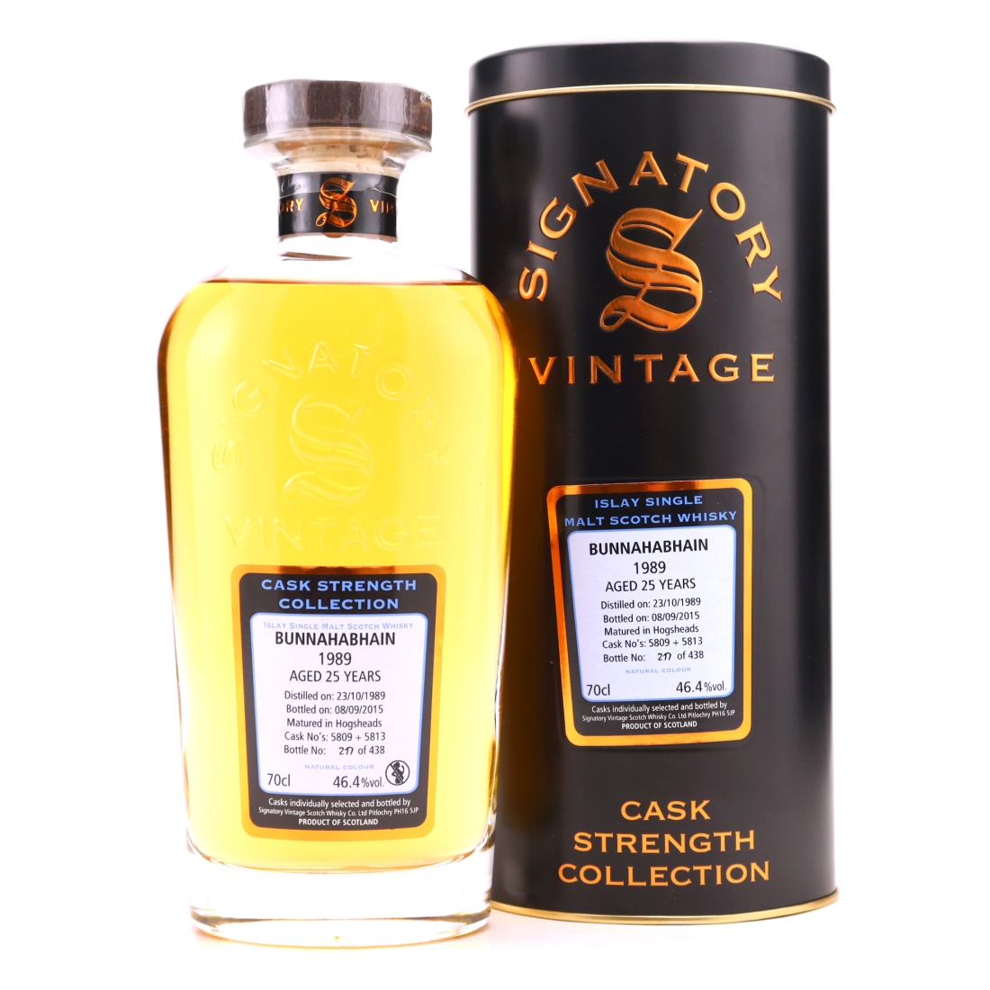 Bunnahabhain 1989 Signatory Vintage 25 Year Old Cask Strength
