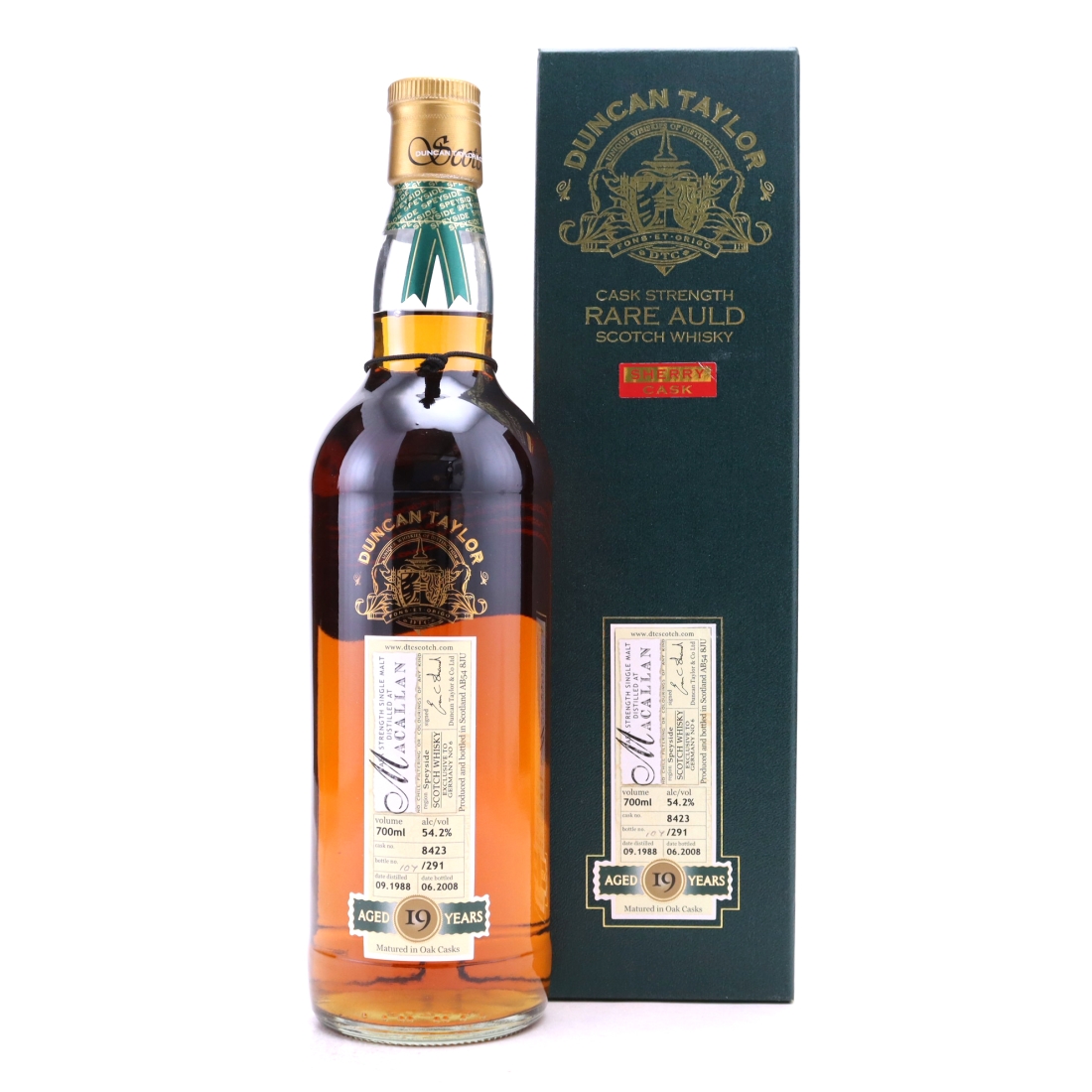 Macallan 1988 Duncan Taylor 19 Year Old