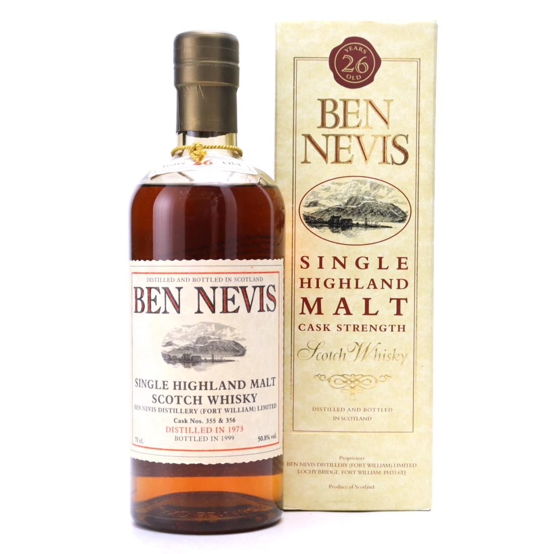 Ben Nevis 1973 Cask Strength 26 Year Old