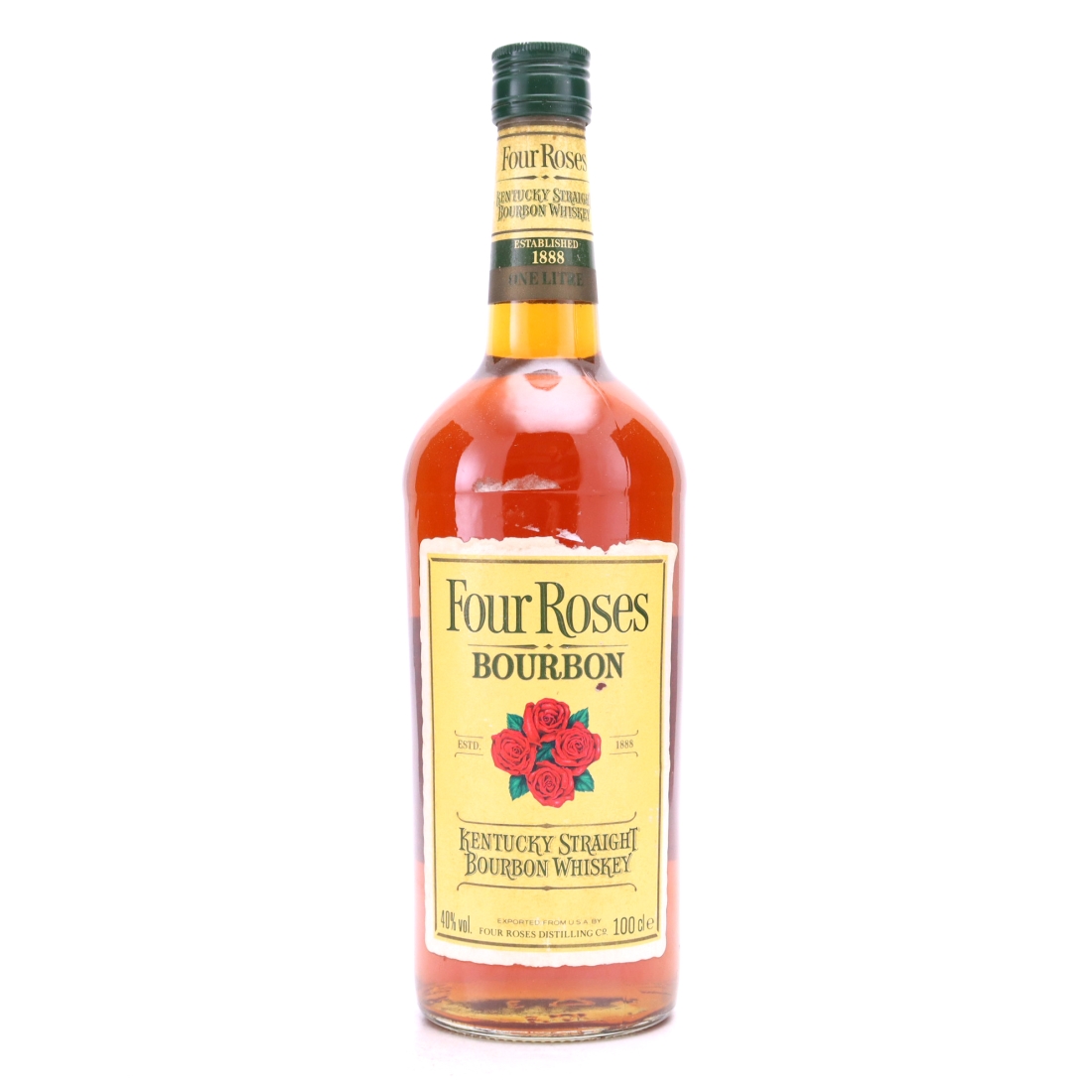 Four Roses Kentucky Straight Bourbon 1 Litre 1980s