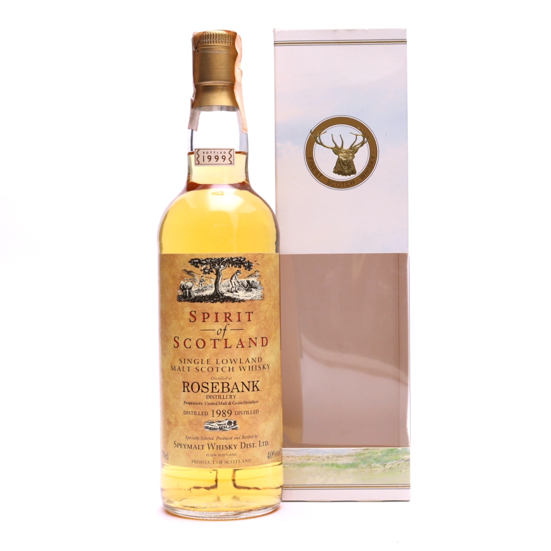 Rosebank 1989 Gordon and MacPhail Spirit of Scotland