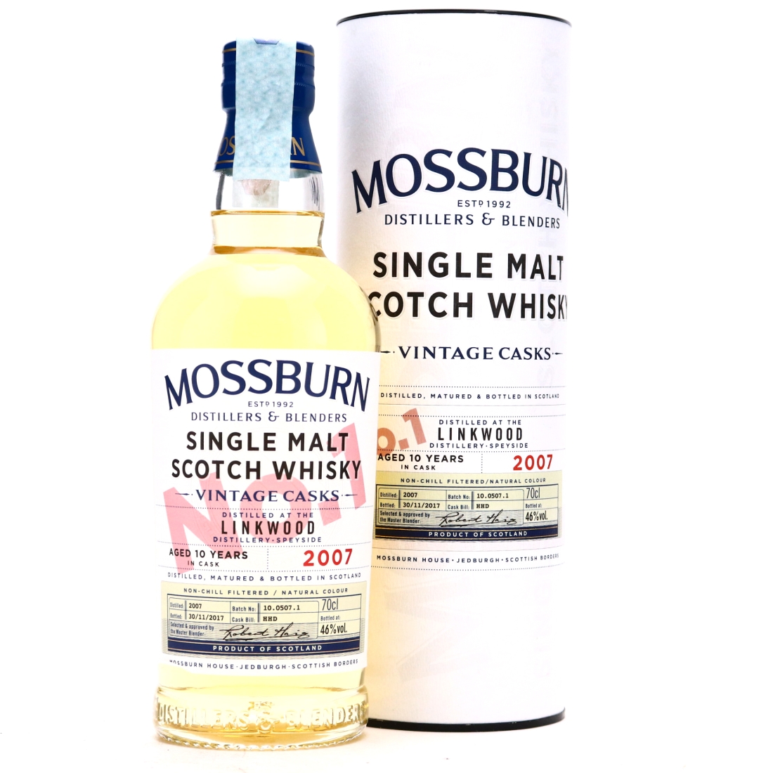 Linkwood 2007 Mossburn 10 Year Old 
