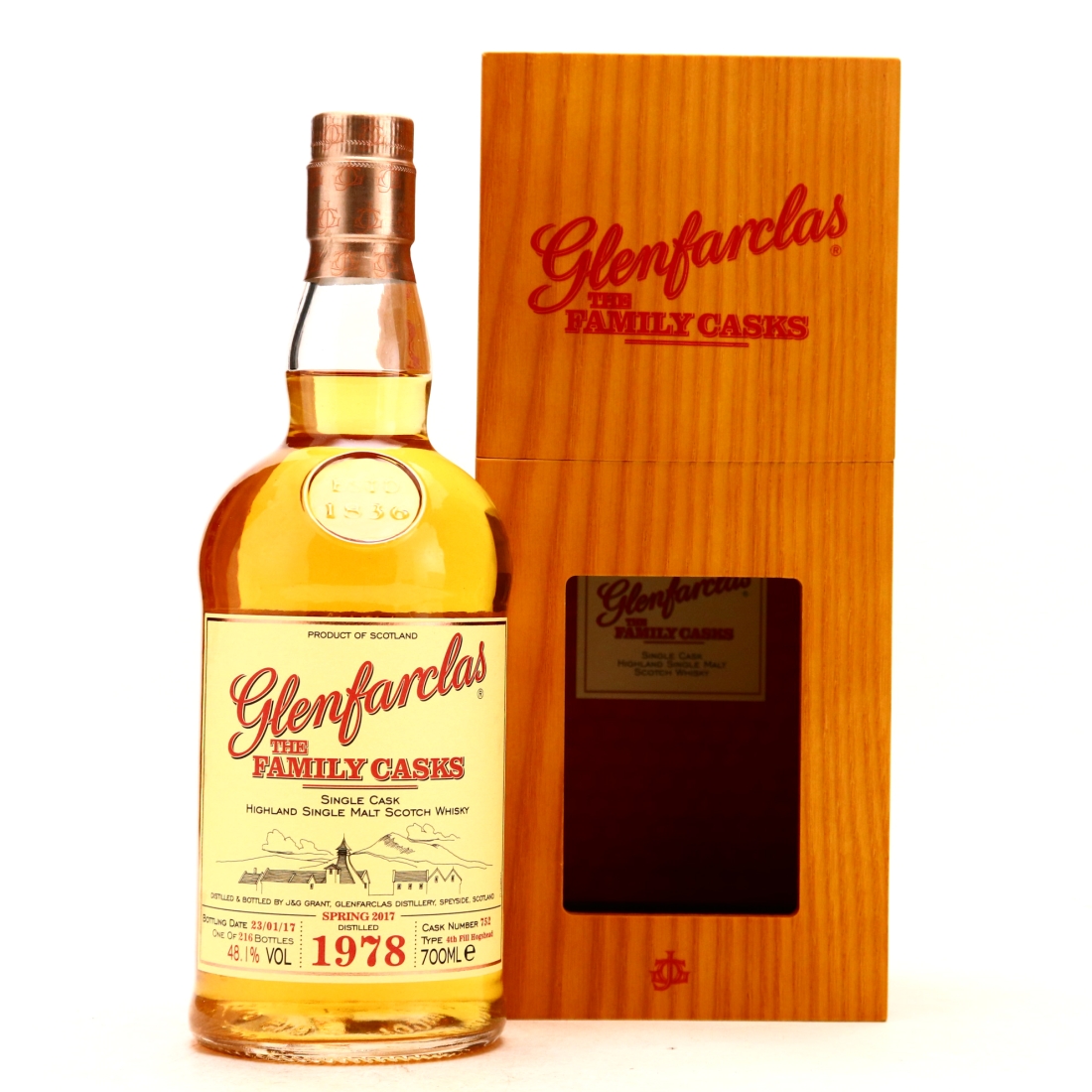 Glenfarclas 1978 Family Cask #754 / Spring 2017