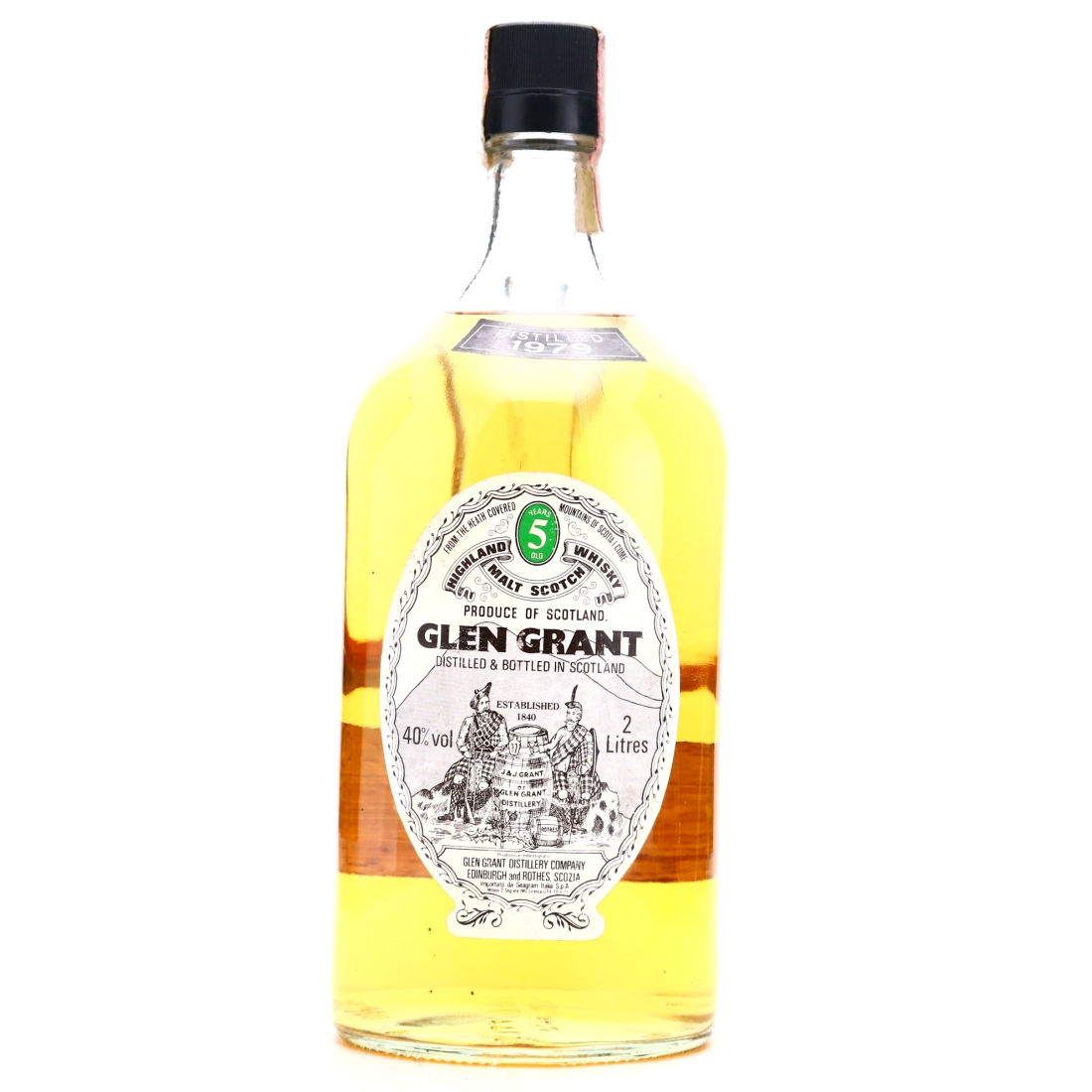 Glen Grant 1979 5 Year Old 2 Litre / Seagram Italia Import
