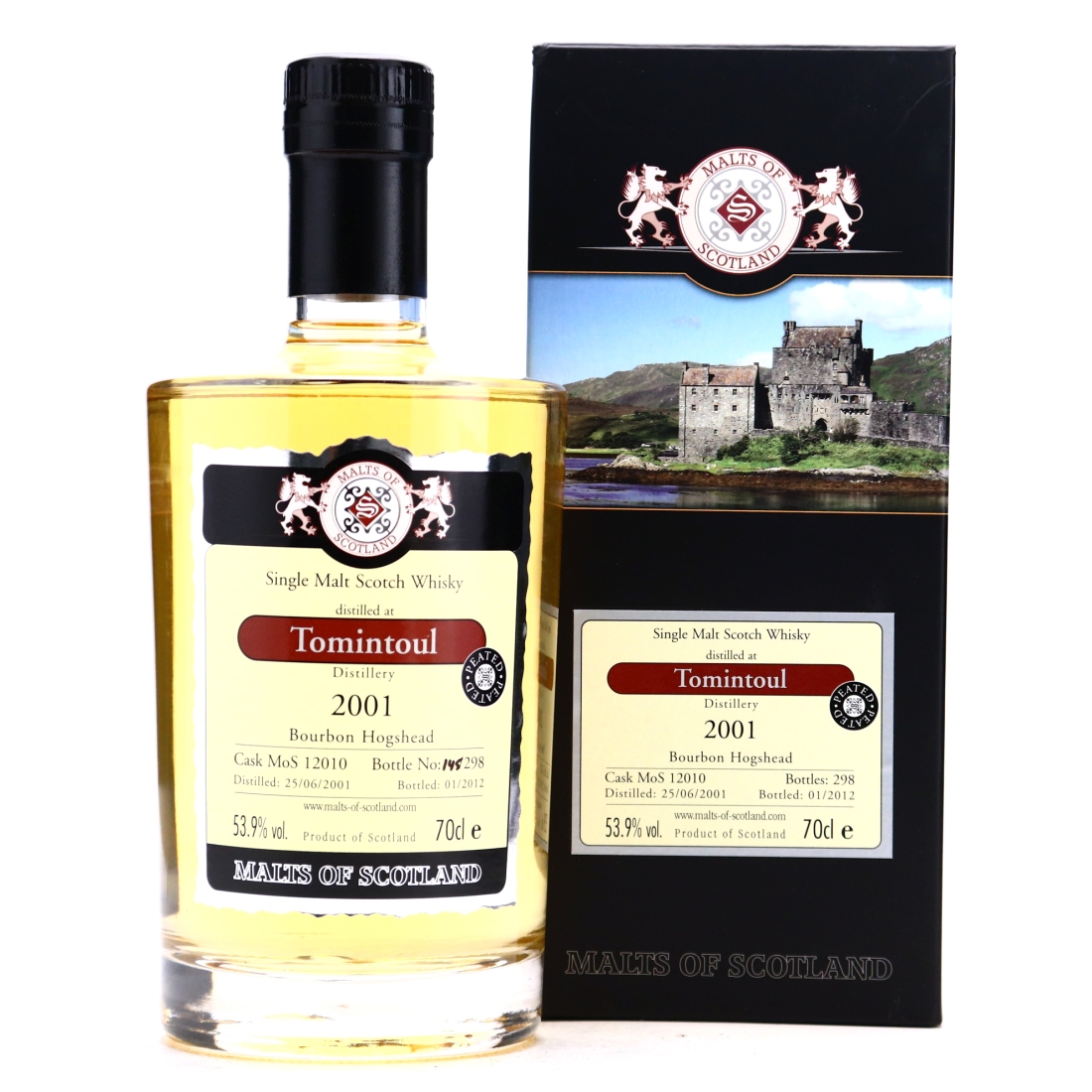 Tomintoul 2001 Malts of Scotland Bourbon Hogshead