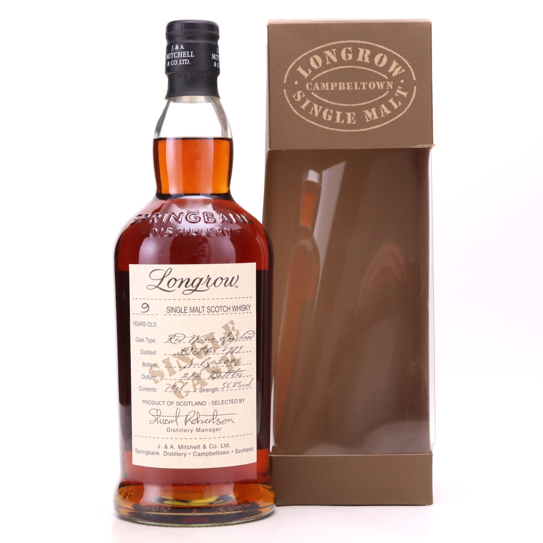 Longrow 1999 Single Red Wine Cask 9 Year Old / Whiskymanufaktur