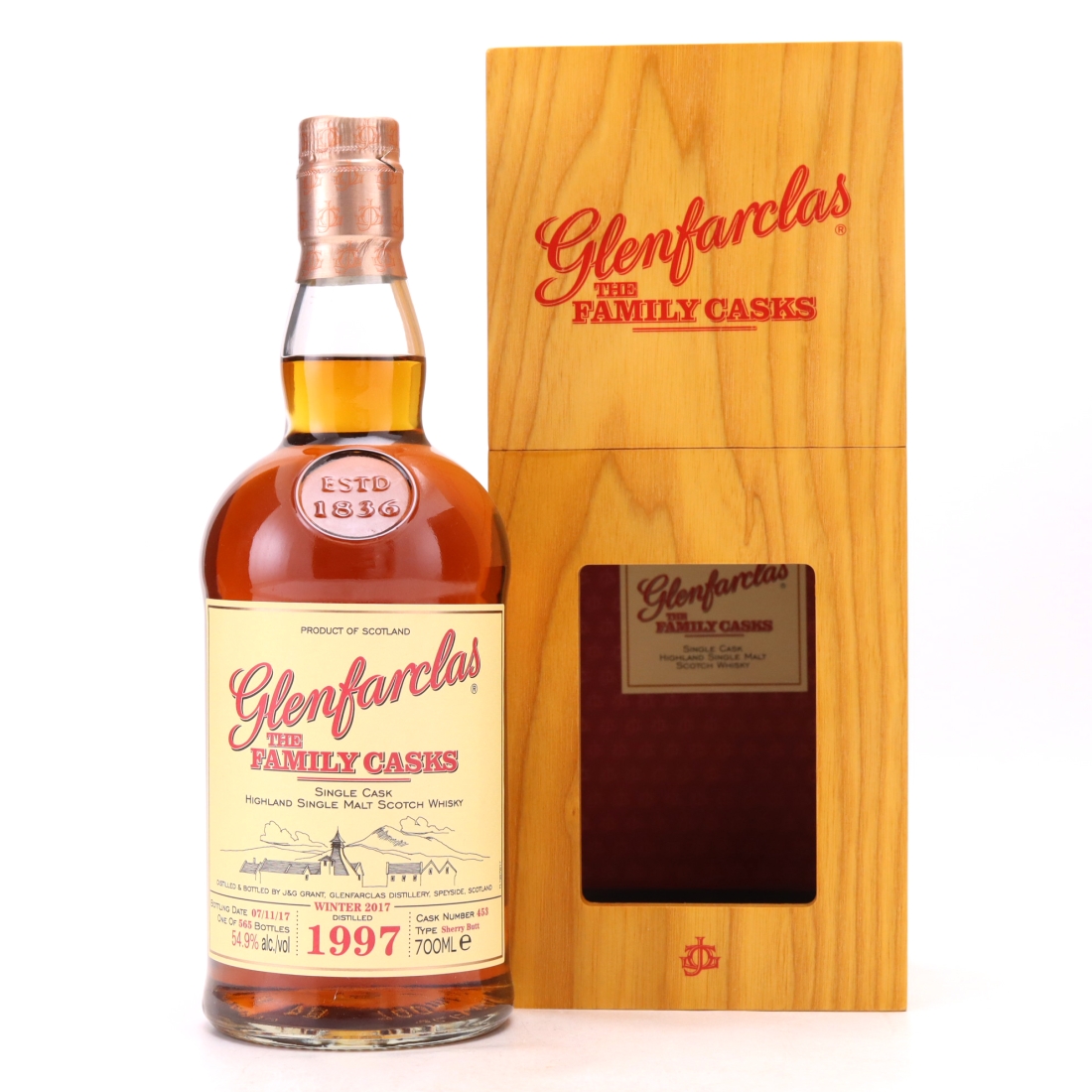 Glenfarclas 1997 Family Cask #453 / Winter 2017