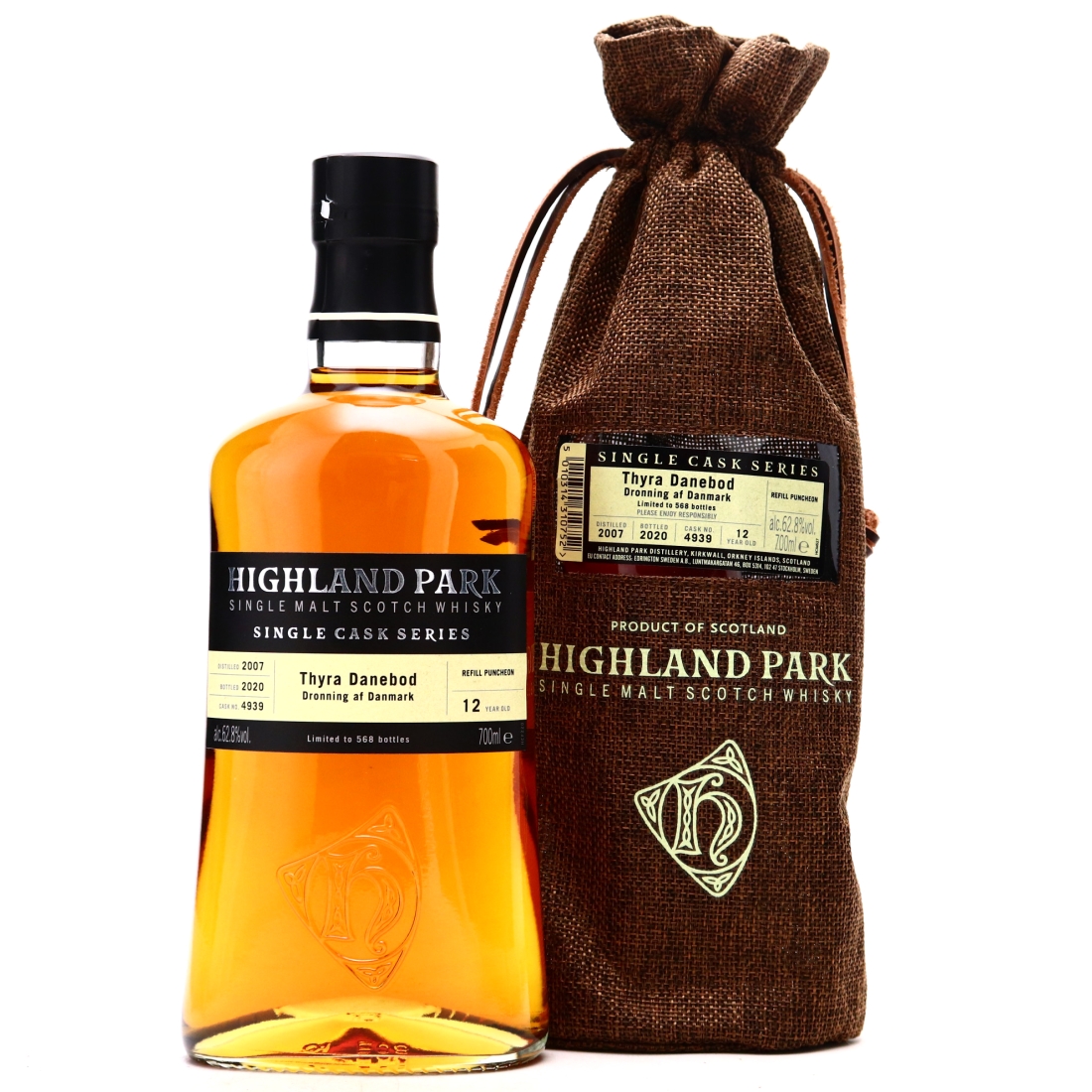 Highland Park 2007 Single Cask 12 Year Old #4939 / Thyra Danebod