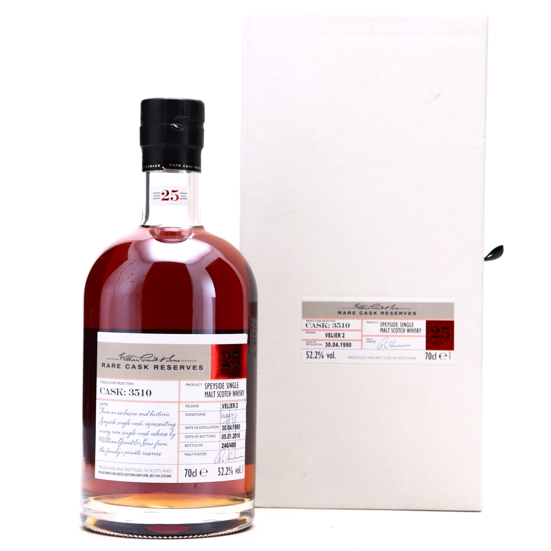 Speyside Single Malt 1990 Rare Cask Reserve 25 Year Old / Velier 2