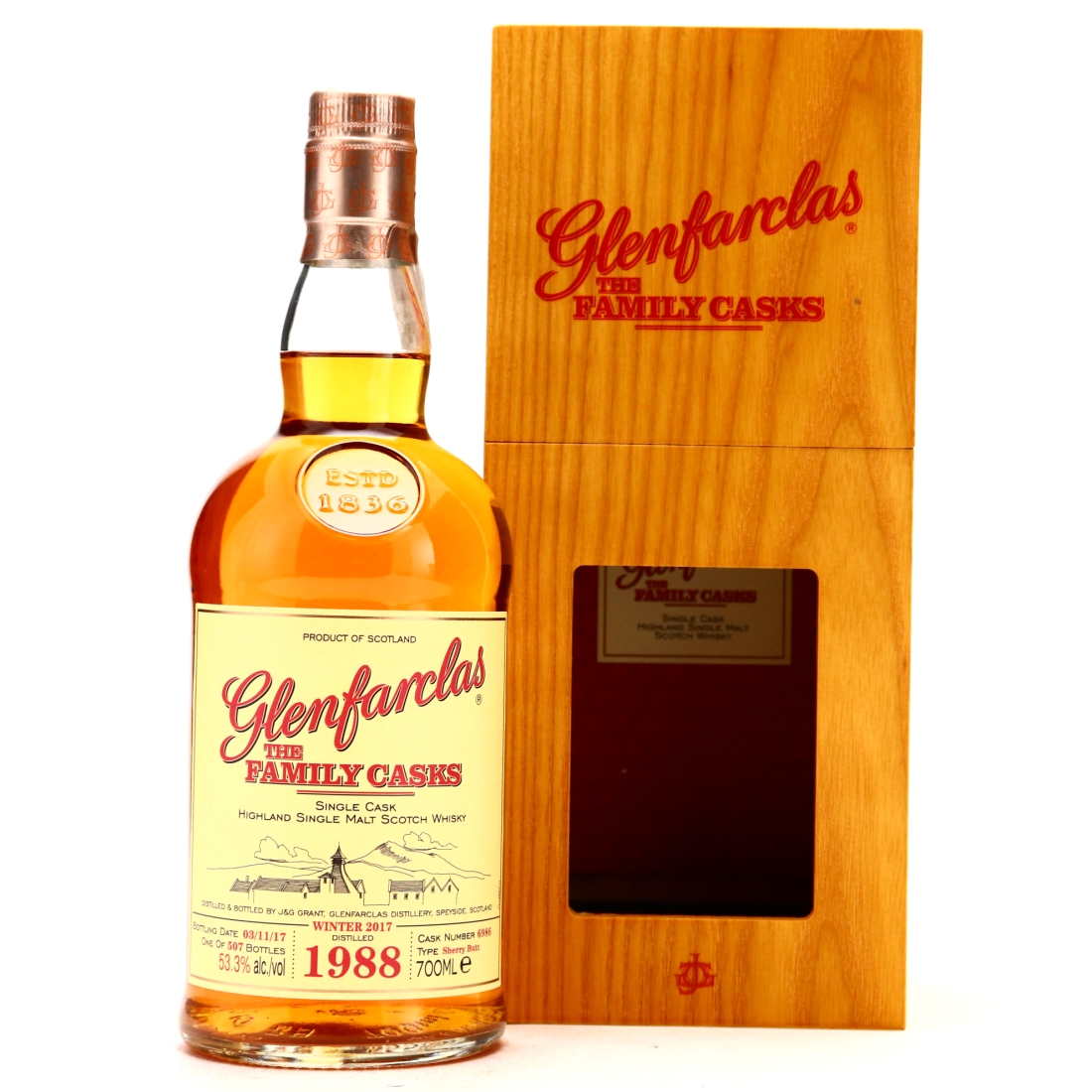 Glenfarclas 1988 Family Cask #6986 / Winter 2017