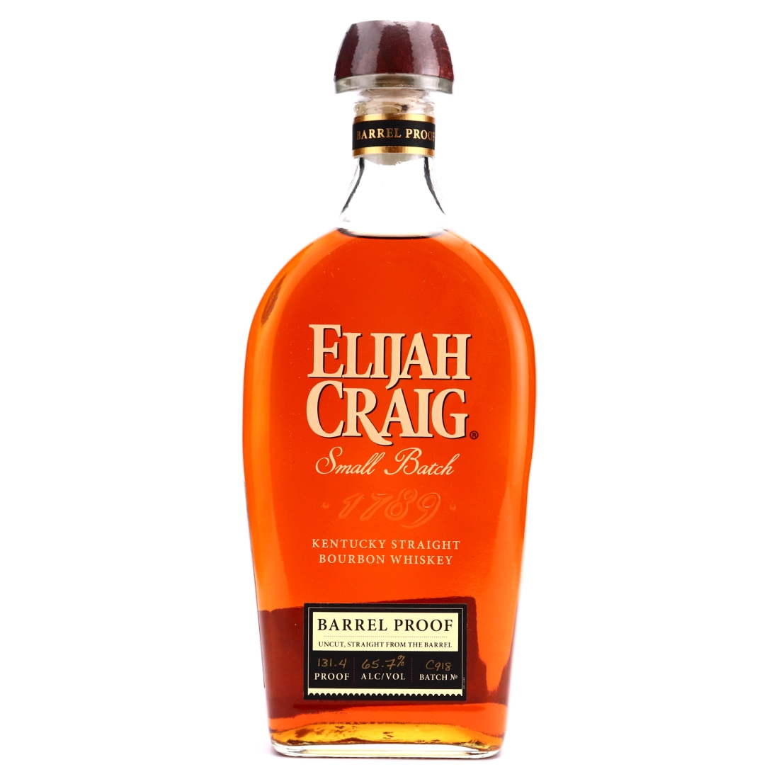 Elijah Craig Barrel Proof Bourbon 2018  Release / Batch #C918