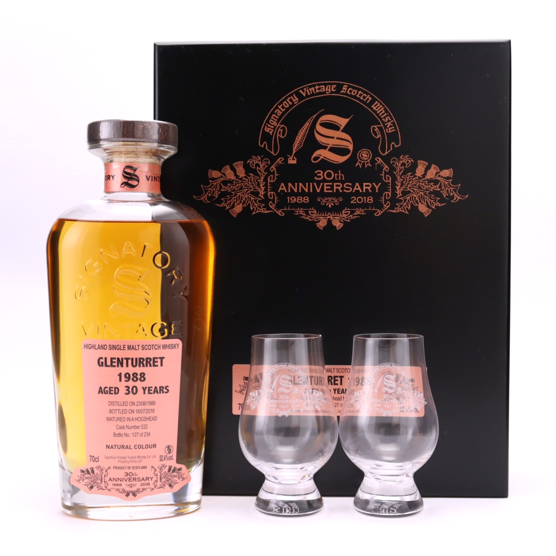 Glenturret 1988 Signatory Vintage 30 Year Old Cask Strength / 30th Anniversary