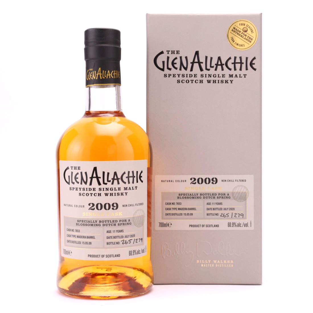 Glenallachie 2009 Single Madeira Cask 11 Year Old #7653 / Blossoming Dutch Spring