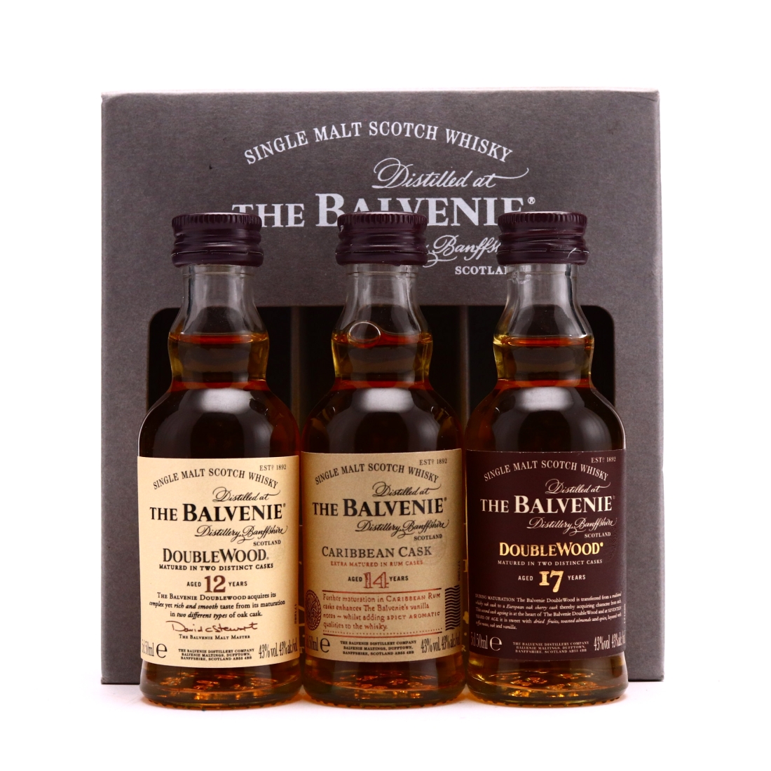 Balvenie Tasting Collection Miniatures x 3