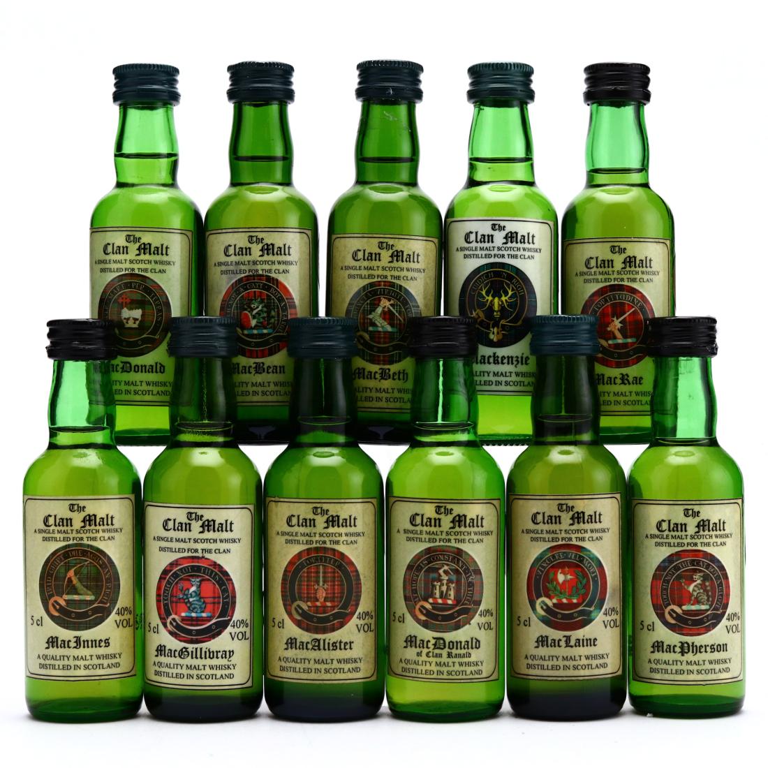 Clan Malt Single Malt Miniature x 11 Whisky | Whisky Auctioneer