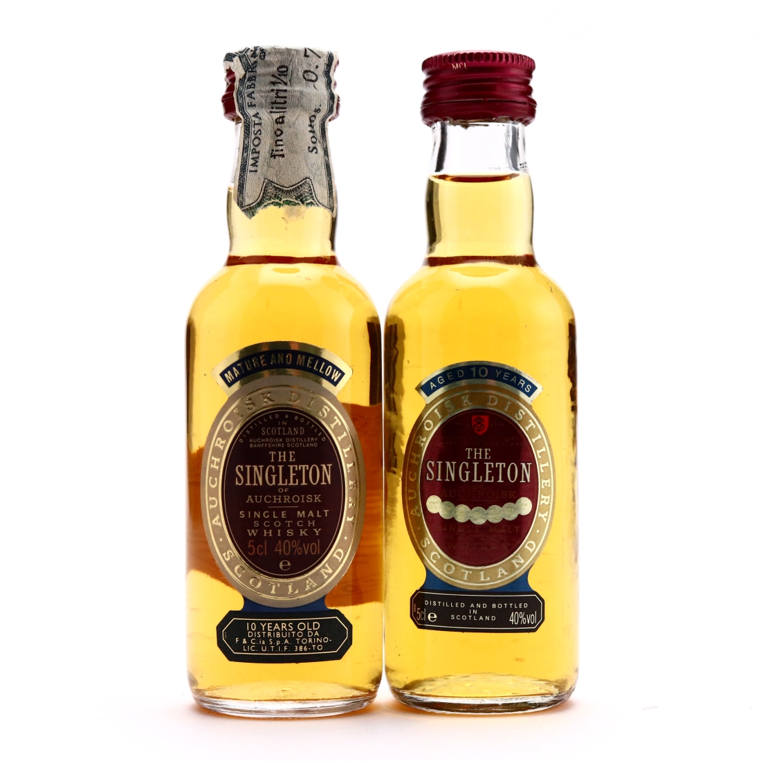 Singleton of Auchroisk Miniature x 2