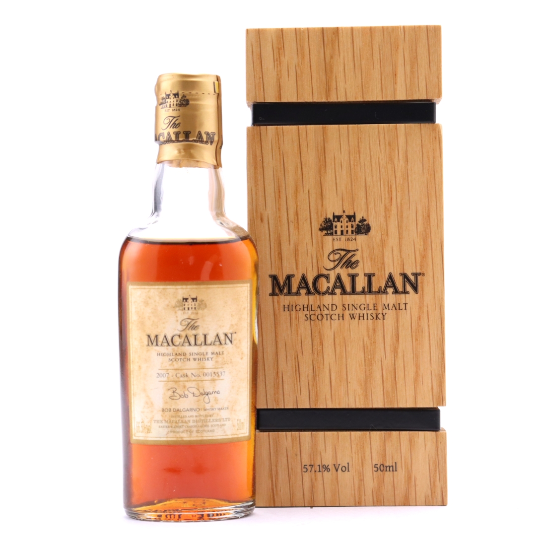 Macallan 2007 Single Cask #15537 Miniature / El Celler de Can Roca - Collection Only