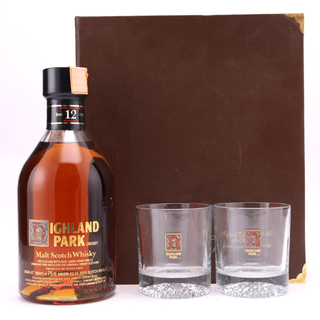 Highland Park 12 Year Old early 1980s Gift Pack