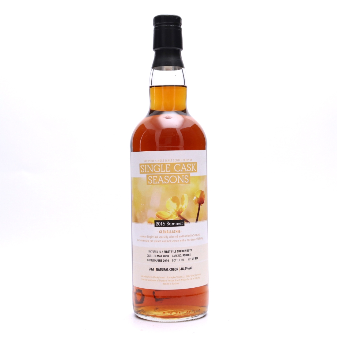 Glenallachie 2008 Single Cask Seasons / 2016 Summer