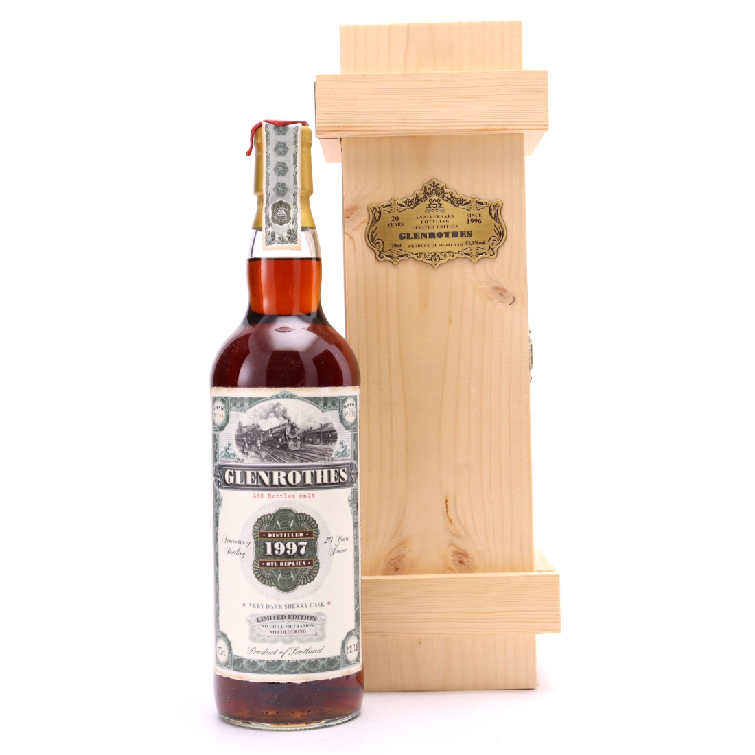 Glenrothes 1997 Jack Wiebers 20th Anniversary / Old Train Line Replica