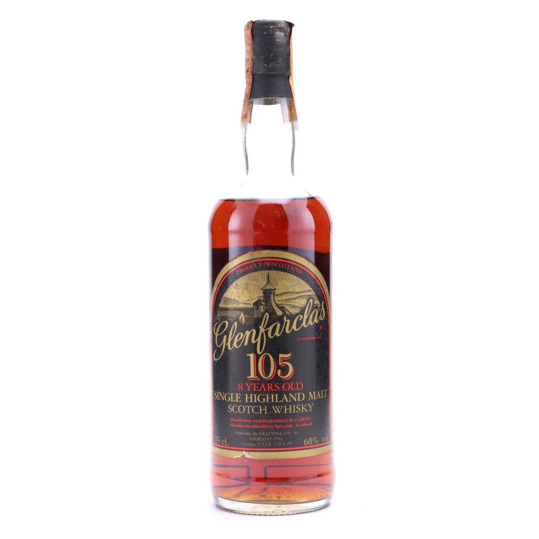 Glenfarclas 8 Year Old 105 Proof 1980s / Frattina Import