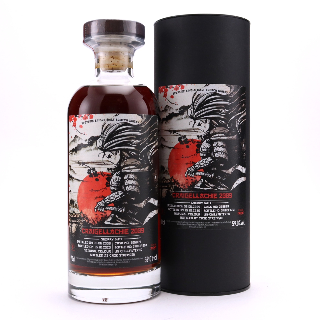 Craigellachie 2009 Signatory Vintage Samurai / Kirsch Whisky