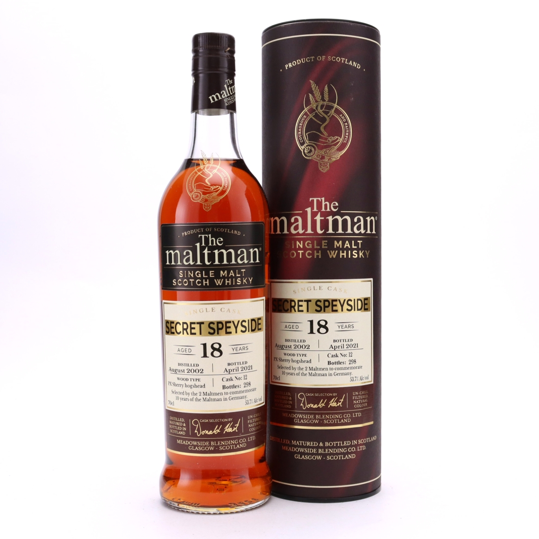 Macallan 'Secret Speyside' 2002 Maltman 18 Year Old / Germany