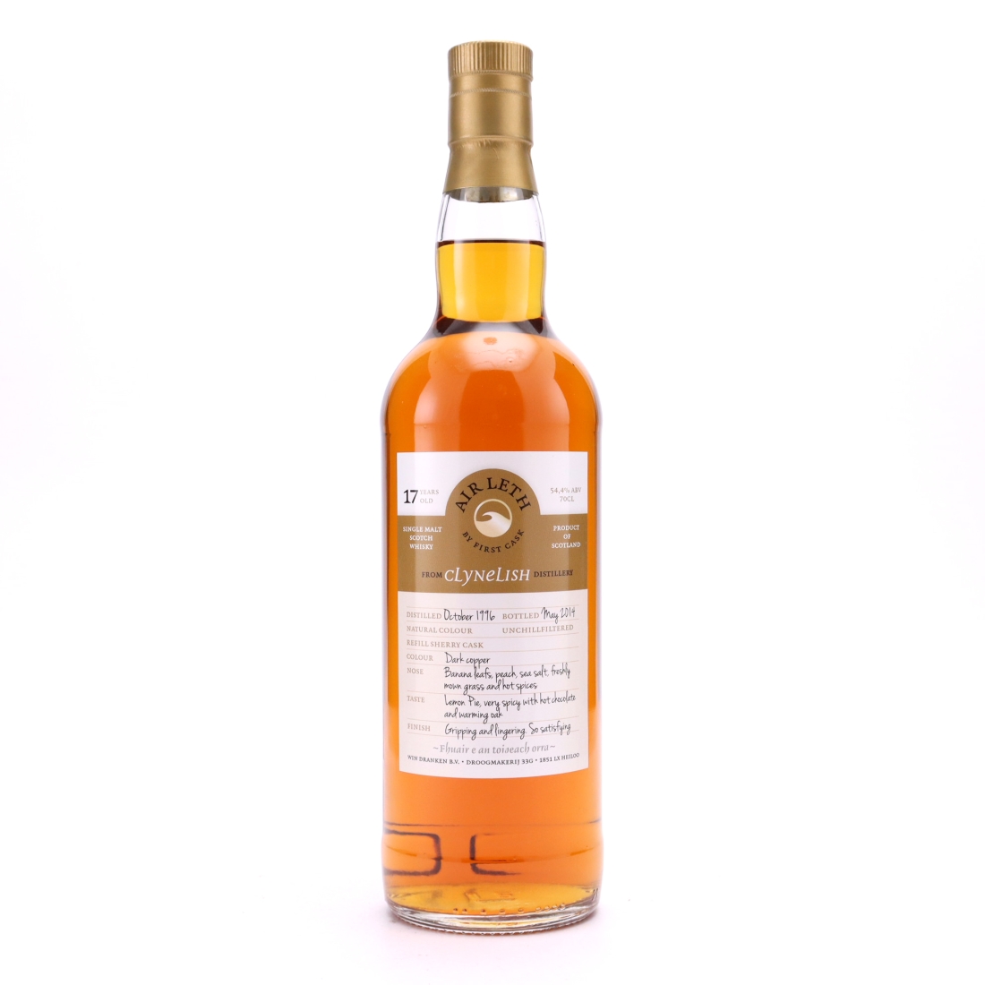 Clynelish 1996  Whisky Import NL 17 Year Old / Air Leth