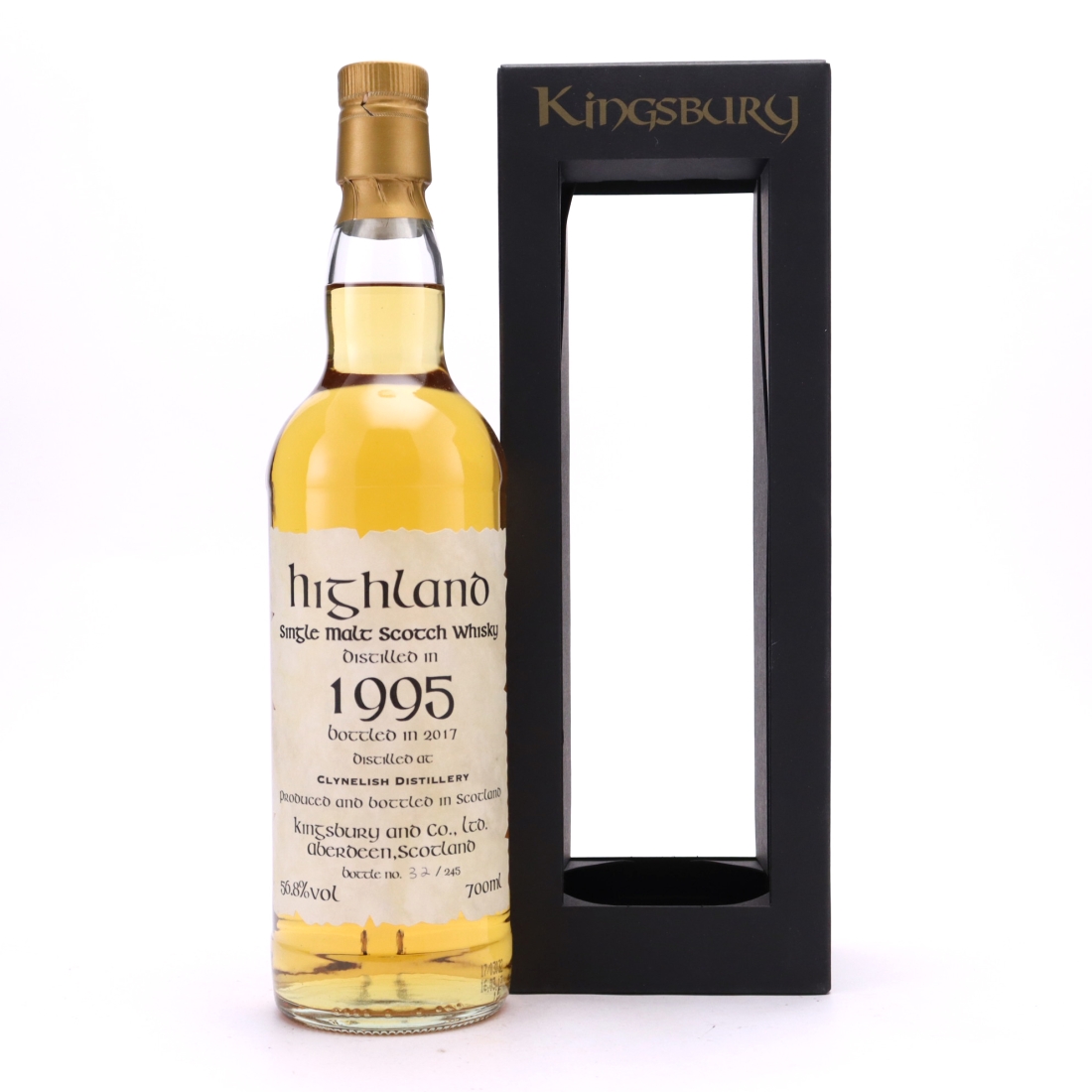 Clynelish 1995 Kingsbury 21 Year Old Celtic Label