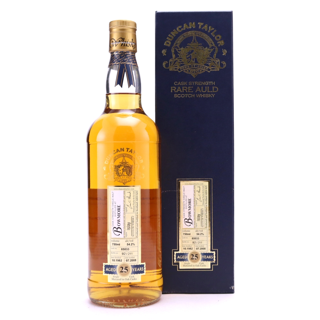 Bowmore 1982 Duncan Taylor 25 Year Old 75cl / US Import