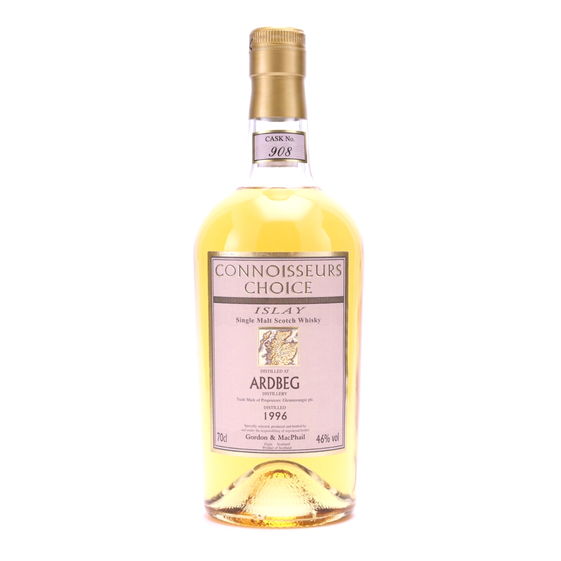 Ardbeg 1996 Gordon and MacPhail Single Cask #908
